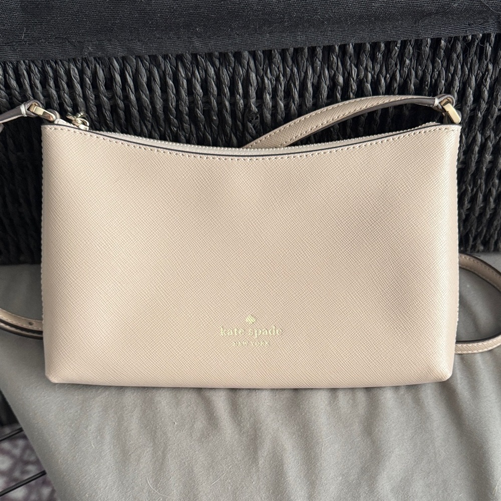 Kate Spade Beige Crossbody Bag